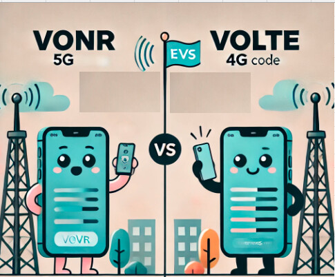 VoNR vs. VoLTE: Use of EVS Codec and Key Differences