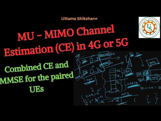 MU - MIMO Channel Estimation in 4G / 5G | 2 UE Single Layer Case II