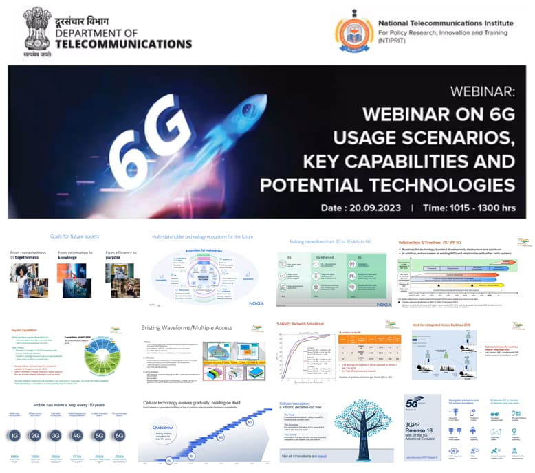 Webinar on 6G Usage Scenarios, Key Capabilities and Potential Technologies