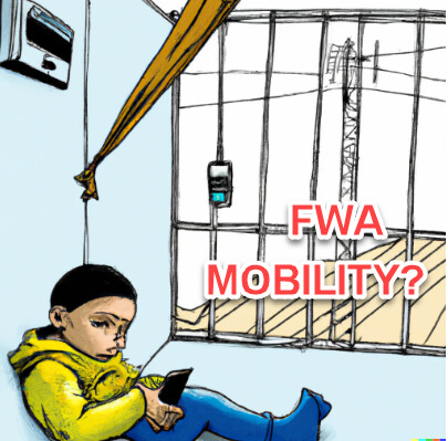 Control mobility in FWA