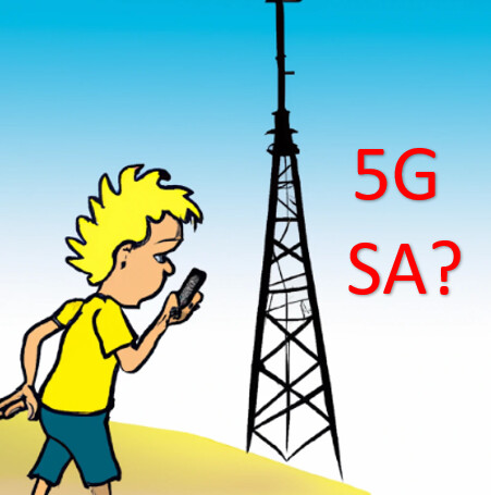 Mobile phone supporting 5G SA