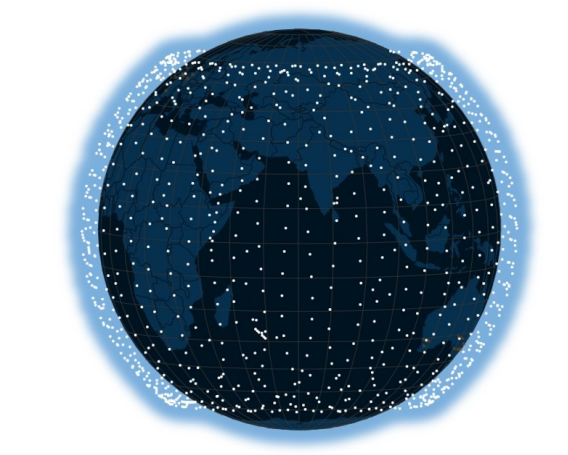 Starlink-constellation-in-lower-earth-orbit