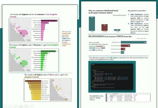 Example Project (Churn Analysis) of a Telecommunications Company